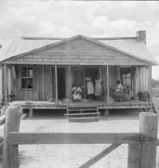 Tobacco sharecropper's home near Douglas, Georgia, 1938. Creator: Dorothea Lange