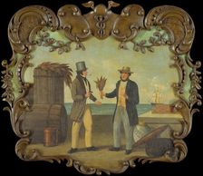 Tobacco Sign, ca. 1850. Creator: Unknown