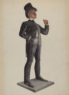 Tobacco Store - Male Figure, c. 1937. Creators: Donald Donovan, Harold Bliss