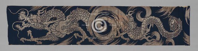 Tobari or Mizuhiki (Temple Banner), Japan, Meiji period (1868-1912), 1801/33. Creator: Unknown.