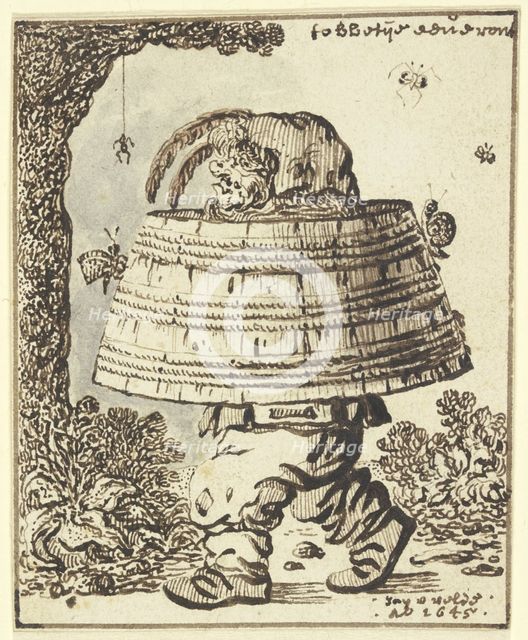 Tobbeteye eeneront, 1645. Creator: Jan Jansz van de Velde.
