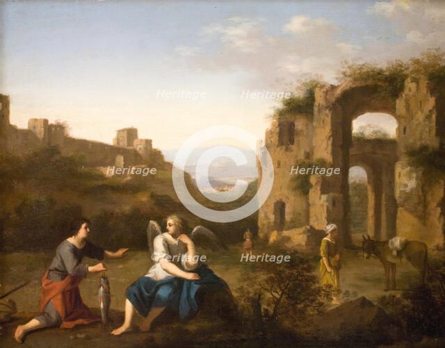 Tobiah and the Angel, 1645-1680. Creator: Toussaint Gelton.