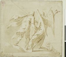 Tobias and the Angel, 1500/77. Creators: Michel Joseph Speeckaert, Hendrik de Clerck
