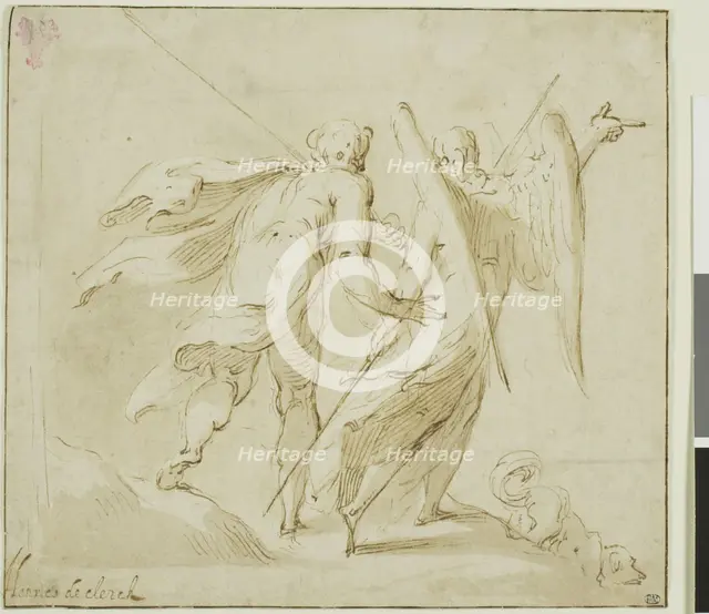 Tobias and the Angel, 1500/77. Creators: Michel Joseph Speeckaert, Hendrik de Clerck.