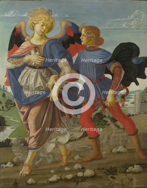Tobias and the Angel, ca 1470-1475. Creator: Verrocchio, Andrea del (1437-1488).