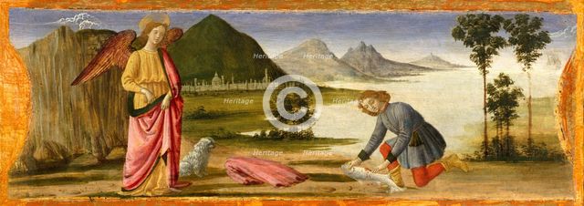 Tobias and the Angel, ca. 1479. Creator: Davide Ghirlandaio.