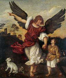 Tobias and the Angel, ca 1521-1525. Creator: Titian (1488-1576)