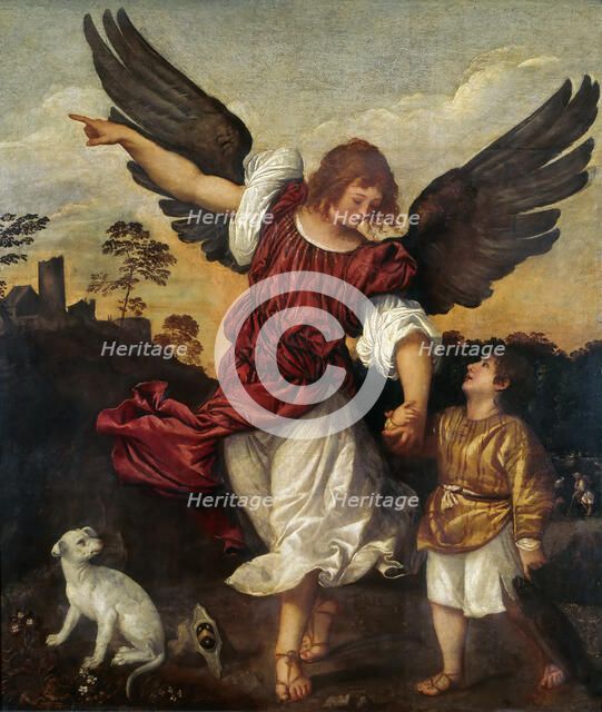 Tobias and the Angel, ca 1521-1525. Creator: Titian (1488-1576).