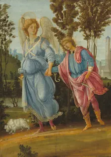 Tobias and the Angel, c. 1475/1480. Creator: Filippino Lippi