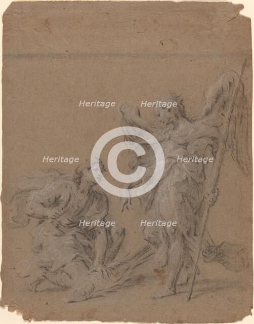 Tobias and the Angel, c. 1780. Creator: Martin Johann Schmidt.