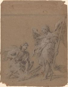 Tobias and the Angel, c. 1780. Creator: Martin Johann Schmidt