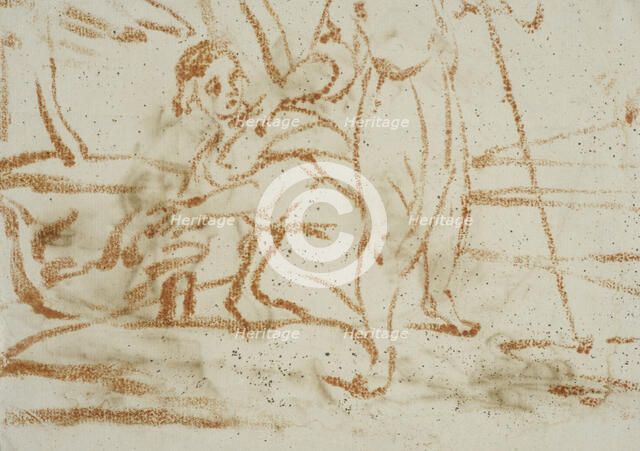 Tobias catches the fish. Creator: Rembrandt Harmensz van Rijn.