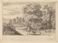 Tobias Frightened by the Fish. Creator: Herman van Swanevelt