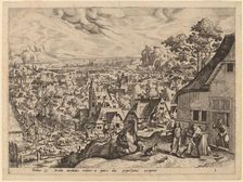 Tobias Returns Home with His Bride. Creator: Gerard de Jode