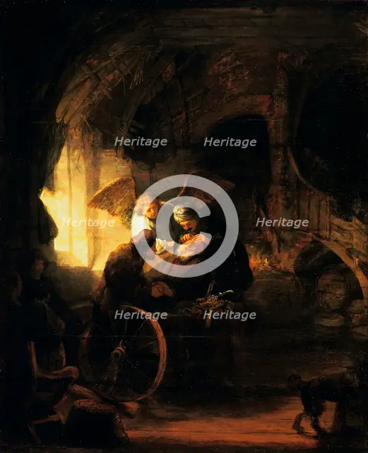'Tobias Returns Sight to His Father', 1636. Artist: Rembrandt Harmensz van Rijn    