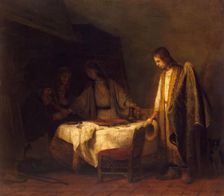 Tobias's Farewell to his Parents, 1660. Creators: Samuel van Hoogstraten, Rembrandt Harmensz van Rijn