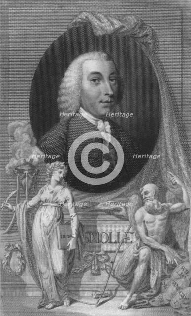 'Tobias Smollett', 1790. Artist: Unknown.