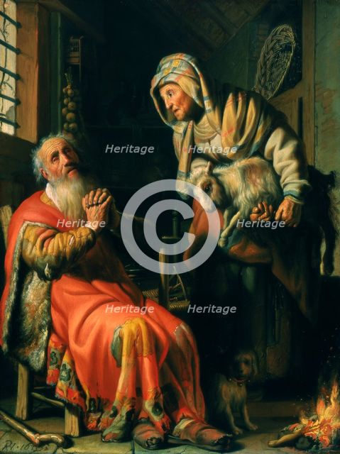 'Tobit and Anna', 1626. Artist: Rembrandt Harmensz van Rijn    