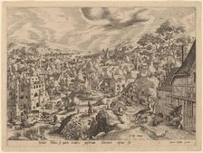 Tobit Blinded by the Sparrow while Sleeping. Creator: Gerard de Jode