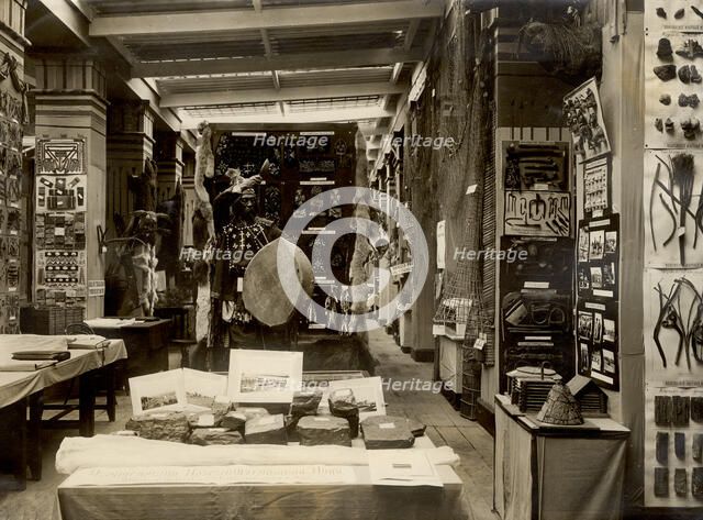 Tobolsk Museum: fragment of the ethnographic exhibition., 1911. Creator: A. A. Antonov.