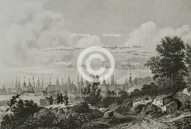 Tobolsk, Russia, 1839.  Creator: Augustin François Lemaitre.