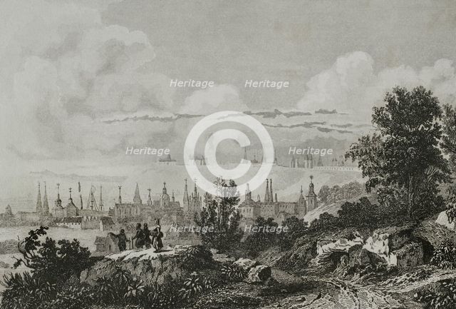Tobolsk, Russia, 1839.  Creator: Augustin François Lemaitre.