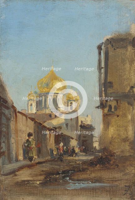 Tobolsk, Sibérie, 1844. Creator: Felix Francois Georges Philibert Ziem.