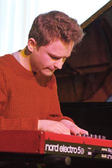 Toby Comeau Jam Experiment, Watermill Jazz Club, Dorking Surrey, 2.5.19. Creator: Brian O'Connor