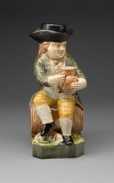 Toby Jug, Staffordshire, 1780/90. Creator: Staffordshire Potteries