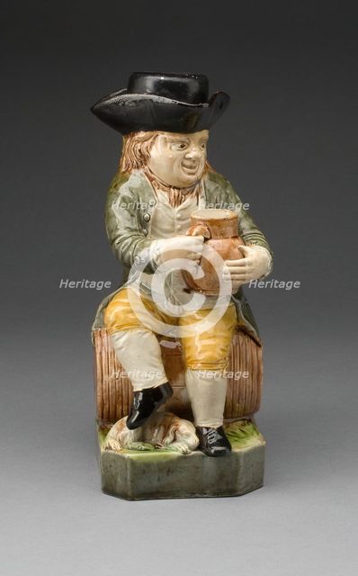 Toby Jug, Staffordshire, 1780/90. Creator: Staffordshire Potteries.