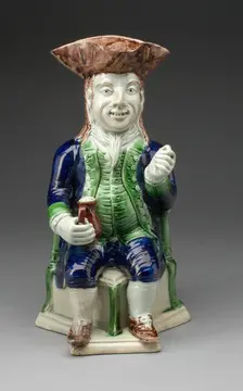 Toby Jug, Staffordshire, 1780/90. Creator: Staffordshire Potteries