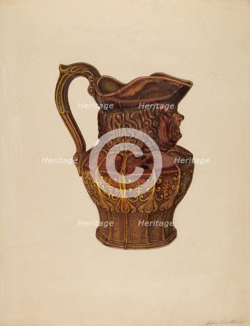 Toby Mug, 1938. Creator: John Cutting.