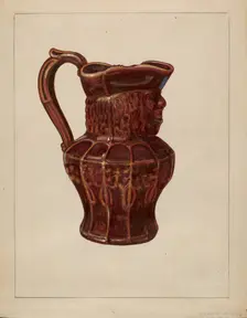 Toby Mug, c. 1936. Creator: John Cutting