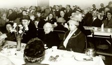 TOC H old people's Christmas party, Bingham, Nottinghamshire, 1940s. Creator: G Nicholson