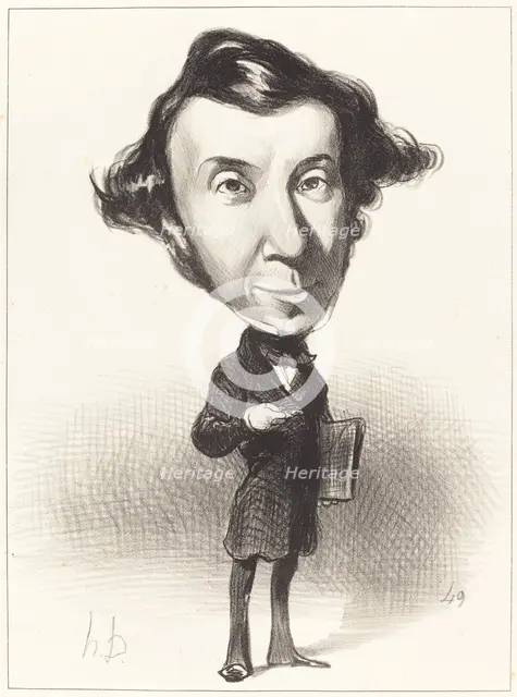 Tocqueville, 1849. Creator: Honore Daumier.