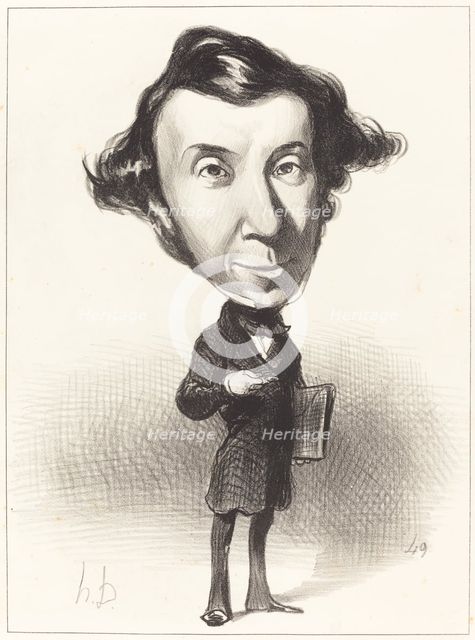 Tocqueville, 1849. Creator: Honore Daumier.