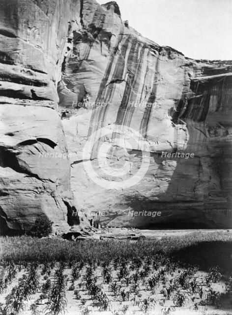 Today and Yesterday-Navajo. Antelope Ruin, Canyon del Muerto, c1906. Creator: Edward Sheriff Curtis.