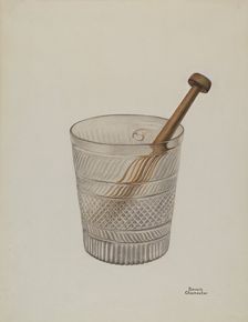 Toddy Glass, 1935/1942. Creator: Beverly Chichester