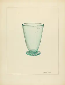 Toddy Glass, 1935/1942. Creator: Janet Riza