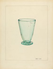 Toddy Glass, 1935/1942. Creator: Janet Riza