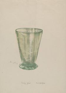 Toddy Glass, 1935/1942. Creator: Minnetta Good
