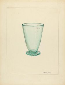 Toddy Glass, 1935/1942. Creator: Janet Riza