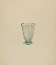 Toddy Glass, c. 1937. Creator: James McCreery