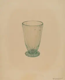 Toddy Glass, c. 1940. Creator: Frank Fumagalli