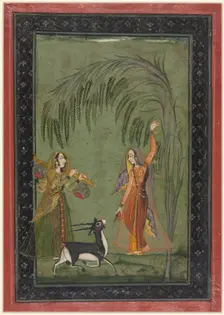 Todi Ragini, from a Ragamala Series, c. 1750-1775. Creator: Unknown