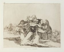 Todo va revuelto.; Los Desastres de la Guerra, Madrid 1863. Creator: Francisco Goya