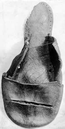 Toe and Sole of a Shoe, England, 16th century. Creator: Unknown