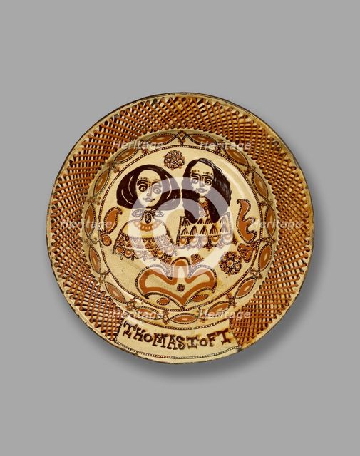 Toft dish, c1670. Artist: Thomas Toft.