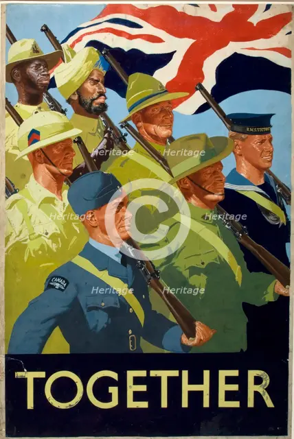 'Together', World War II poster, c1939-c1945. Creator: William Little.