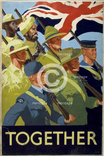 'Together', World War II poster, c1939-c1945. Creator: William Little.